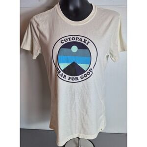 Cotopaxi Womens Gear For Good T-Shirt S Organic Cotton Blend Cream